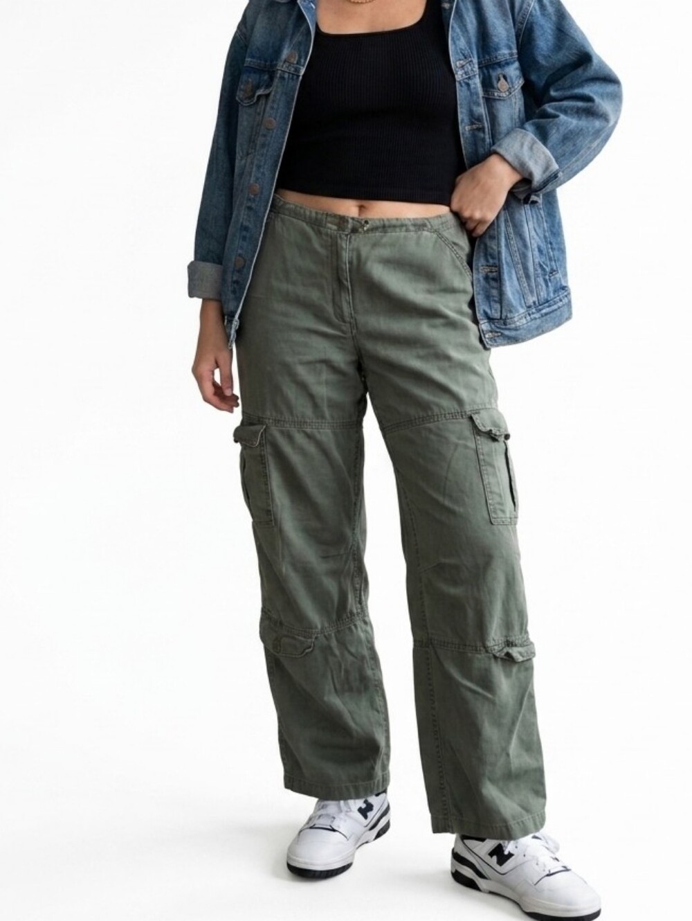 Rothco Olive Green Wide Leg Cargo Pants S
